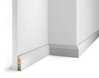 Плинтус Cosca Decor Плинтусы МДФ AP04 Белый С Пазом 6x240x1.6 см поверхность 