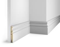 Плинтус Cosca Decor Плинтусы МДФ AP14 Белый С Пазом 11.5x240x1.6 см поверхность 