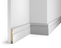 Плинтус Cosca Decor Плинтусы МДФ AP29 Белый с Пазом Под 20 Молдинг 10.2x240x1.6 см поверхность 