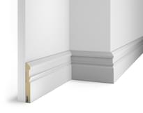 Плинтус Cosca Decor Плинтусы МДФ AP30 Белый с Пазом Под 20 Молдинг 11.5x240x1.6 см поверхность 
