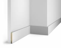 Плинтус Cosca Decor Плинтусы МДФ AP72 Белый 7.5x240x1 см поверхность 