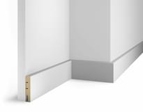 Плинтус Cosca Decor Плинтусы МДФ AP74 Белый С Пазом 7.5x240x1.6 см поверхность 