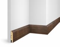Плинтус Cosca Decor Плинтусы МДФ Wp07 Экошпон Дуб Барон Темный 8x240x1.6 см поверхность 
