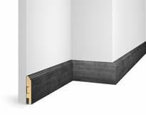 Плинтус Cosca Decor Плинтусы МДФ Wp07 Экошпон Дуб Графит 8x240x1.6 см поверхность 