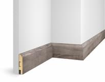 Плинтус Cosca Decor Плинтусы МДФ Wp07 Экошпон Дуб Дымчатый 8x240x1.6 см поверхность 