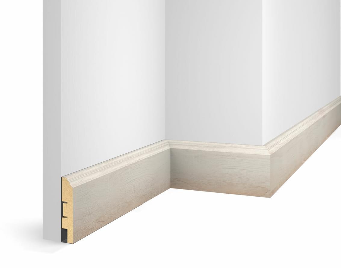 Cosca Decor Плинтусы МДФ Wp07 Экошпон Дуб Коттон 8x240