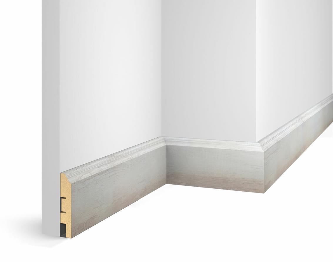 Cosca Decor Плинтусы МДФ Wp07 Экошпон Дуб Кремовый 8x240