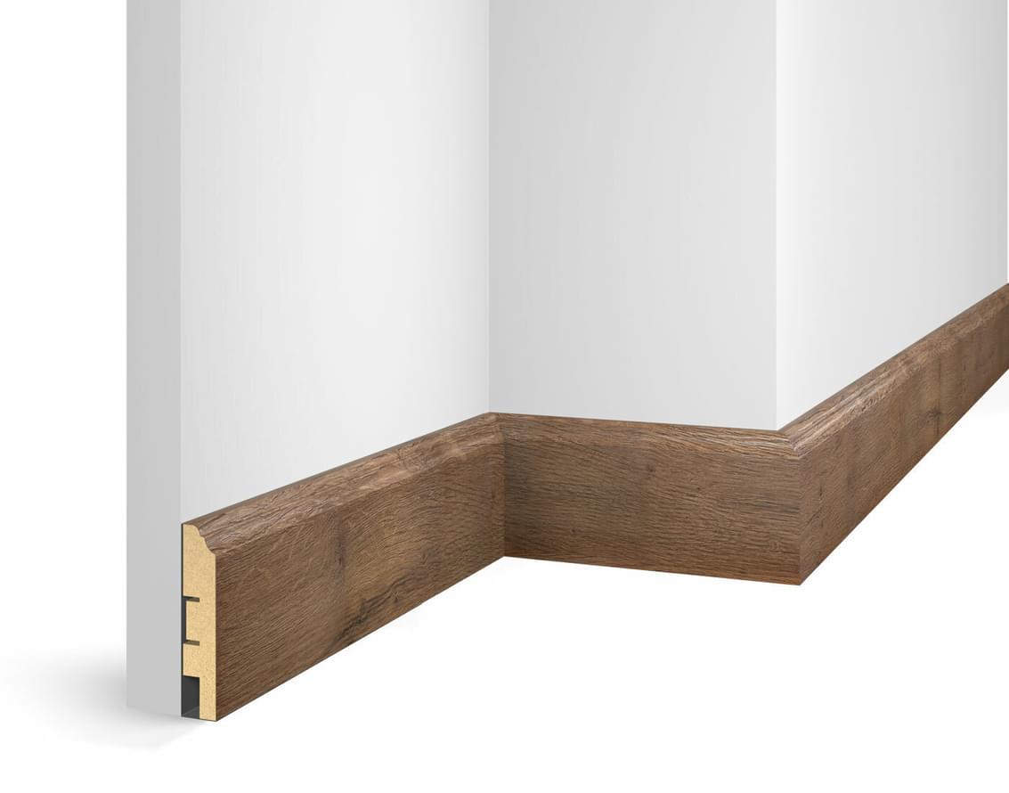 Cosca Decor Плинтусы МДФ Wp07 Экошпон Дуб Муссон 8x240