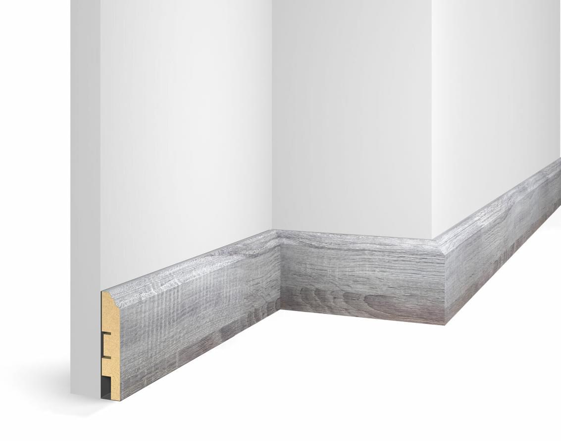 Cosca Decor Плинтусы МДФ Wp07 Экошпон Дуб Рейн 8x240