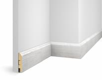 Плинтус Cosca Decor Плинтусы МДФ Wp07 Экошпон Дуб Эффект Светло Серый 8x240x1.6 см поверхность 