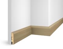 Плинтус Cosca Decor Плинтусы МДФ ЕP07 NanoFlex Дуб Беленый 8x240x1.6 см поверхность 