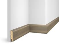 Плинтус Cosca Decor Плинтусы МДФ ЕP07 NanoFlex Дуб Классический 8x240x1.6 см поверхность 