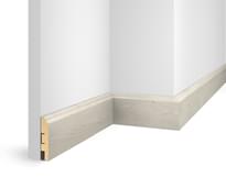 Плинтус Cosca Decor Плинтусы МДФ ЕP07 NanoFlex Дуб Перламутровый 8x240x1.6 см поверхность 