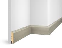 Плинтус Cosca Decor Плинтусы МДФ ЕP07 NanoFlex Дуб Светлый 8x240x1.6 см поверхность 
