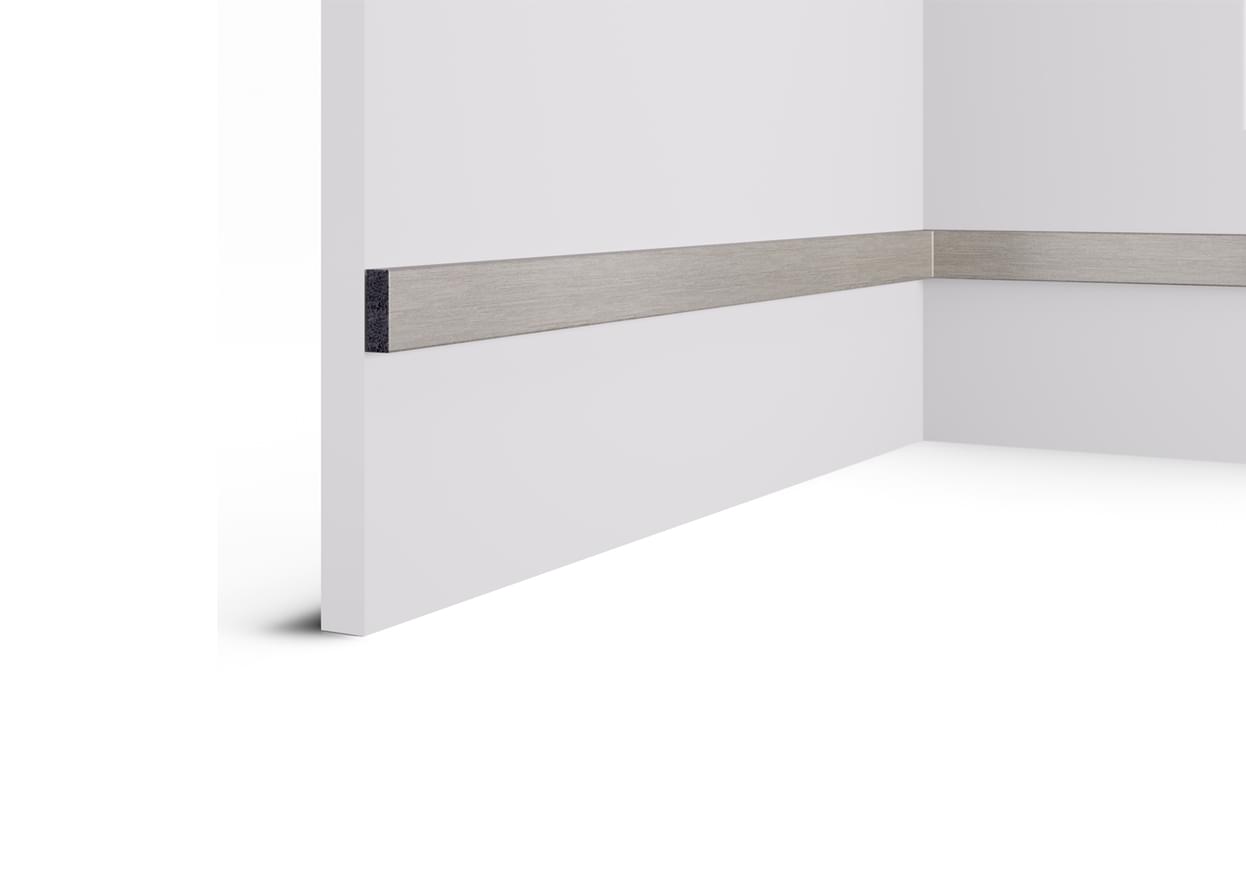 Cosca Decor Рейки Рейка 055 Платина Матовая 2000 мм 3x200