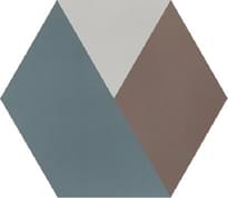 Плитка Couleurs And Matieres Cement Hexagones Bob 40.07.28 17x17 см, поверхность матовая
