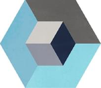 Плитка Couleurs And Matieres Cement Hexagones Cadix 15.07.32.33.06 17x17 см, поверхность матовая