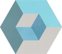 Плитка Couleurs And Matieres Cement Hexagones Cadix 39.07.06.15.20 17x17 см, поверхность матовая
