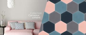 плитка фабрики Couleurs And Matieres коллекция Cement Hexagones