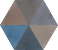 Плитка Couleurs And Matieres Cement Hexagones Dylan 33.36.30.20.28.32 17x17 см, поверхность матовая