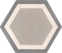 Плитка Couleurs And Matieres Cement Hexagones Gala 07.27.32/2 17x17 см, поверхность матовая