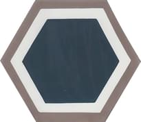 Плитка Couleurs And Matieres Cement Hexagones Gala 10.27.30 17x17 см, поверхность матовая