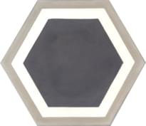 Плитка Couleurs And Matieres Cement Hexagones Gala1 01.10.36 17x17 см, поверхность матовая