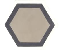 Плитка Couleurs And Matieres Cement Hexagones Gala2 01.10.36 17x17 см, поверхность матовая