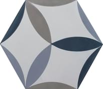 Плитка Couleurs And Matieres Cement Hexagones Gesar 07.33.30.27 17x17 см, поверхность матовая