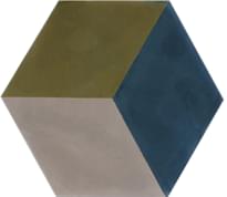 Плитка Couleurs And Matieres Cement Hexagones Hu 22.27.30 17x17 см, поверхность матовая