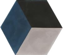 Плитка Couleurs And Matieres Cement Hexagones Hu 30.01.27 17x17 см, поверхность матовая