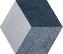 Плитка Couleurs And Matieres Terrazzo Hexagones Htu 33.30.07 17x20 см, поверхность матовая