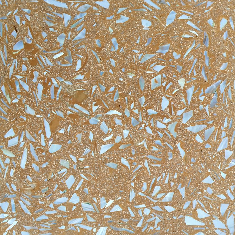 Couleurs And Matieres Terrazzo Inclusions Natg Ocre 30x30