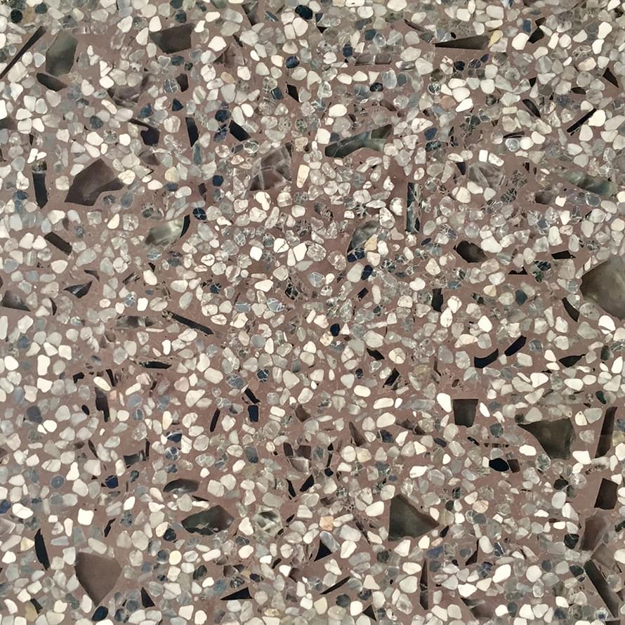 Couleurs And Matieres Terrazzo Unis Sengor Taupe 30x30