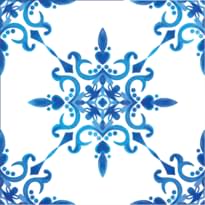 Плитка Craft Hall Azulejo 17 15x15 см, поверхность глянец