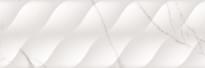 Плитка Cristacer Minerva Waves White 25x75 см, поверхность глянец