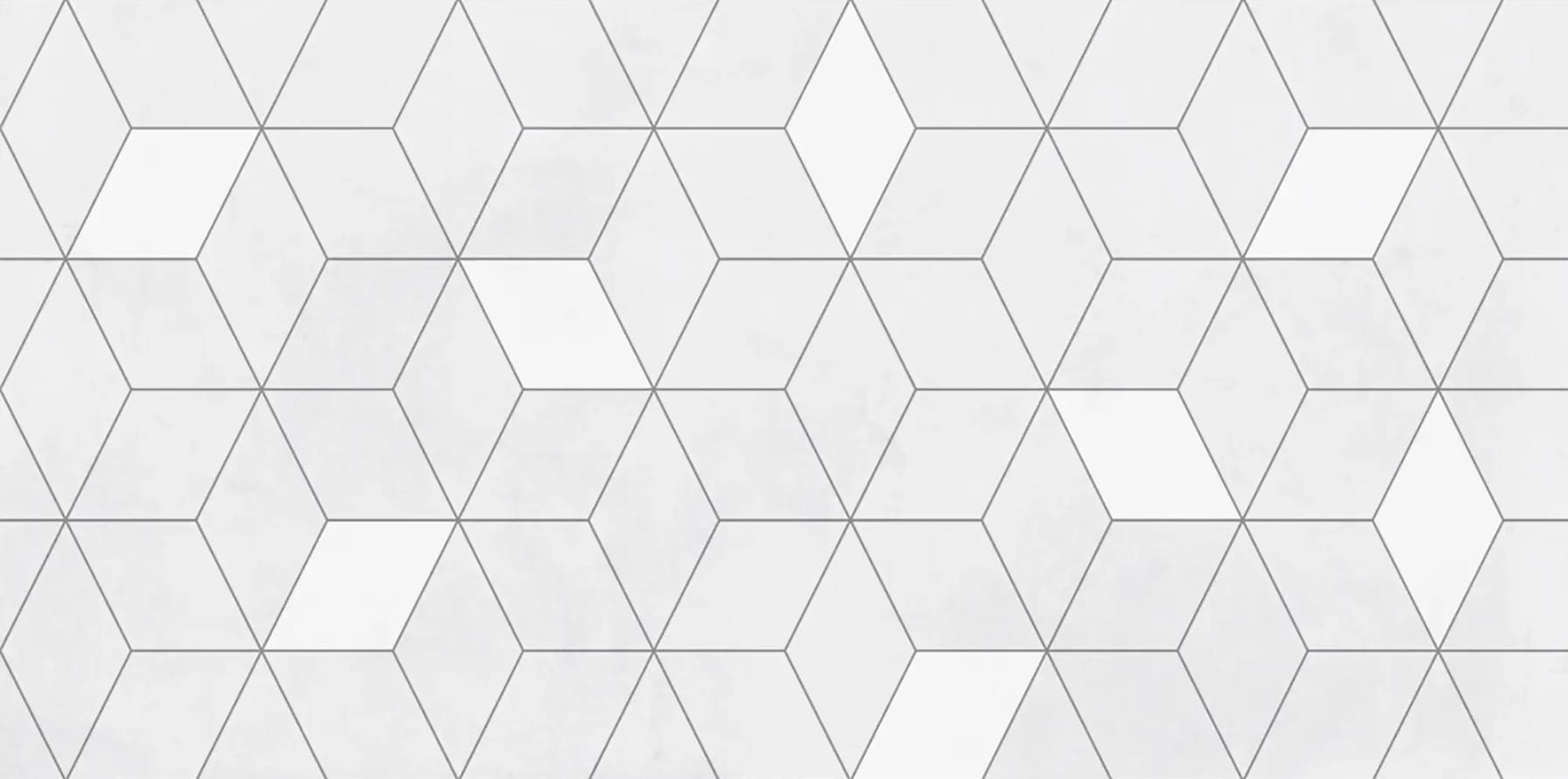 Плитка Culto Ecta Hex 20x40 см, поверхность матовая, рельефная
