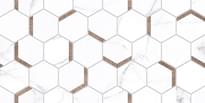 Плитка Culto Ecta Hexwood 20x40 см, поверхность матовая, рельефная
