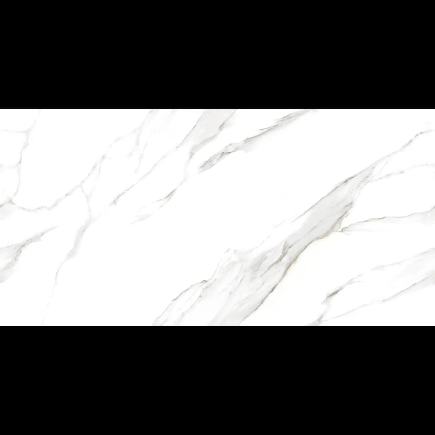 Плитка Culto Porcelain Royal Statuario Glossy 60x120 см, поверхность глянец