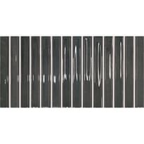 Плитка DNA Flash Bars Graphite 12.5x25 см, поверхность глянец