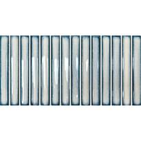 Плитка DNA Osaka Bars Blue 12.5x25 см, поверхность глянец