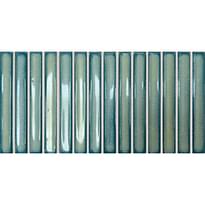 Плитка DNA Osaka Bars Green 12.5x25 см, поверхность глянец