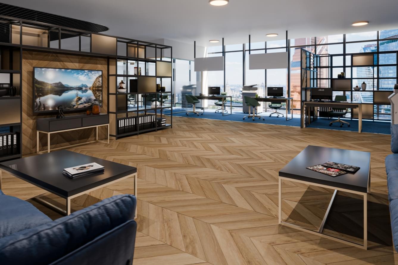 LVT фабрики Damy Floor коллекция Chevron LVT