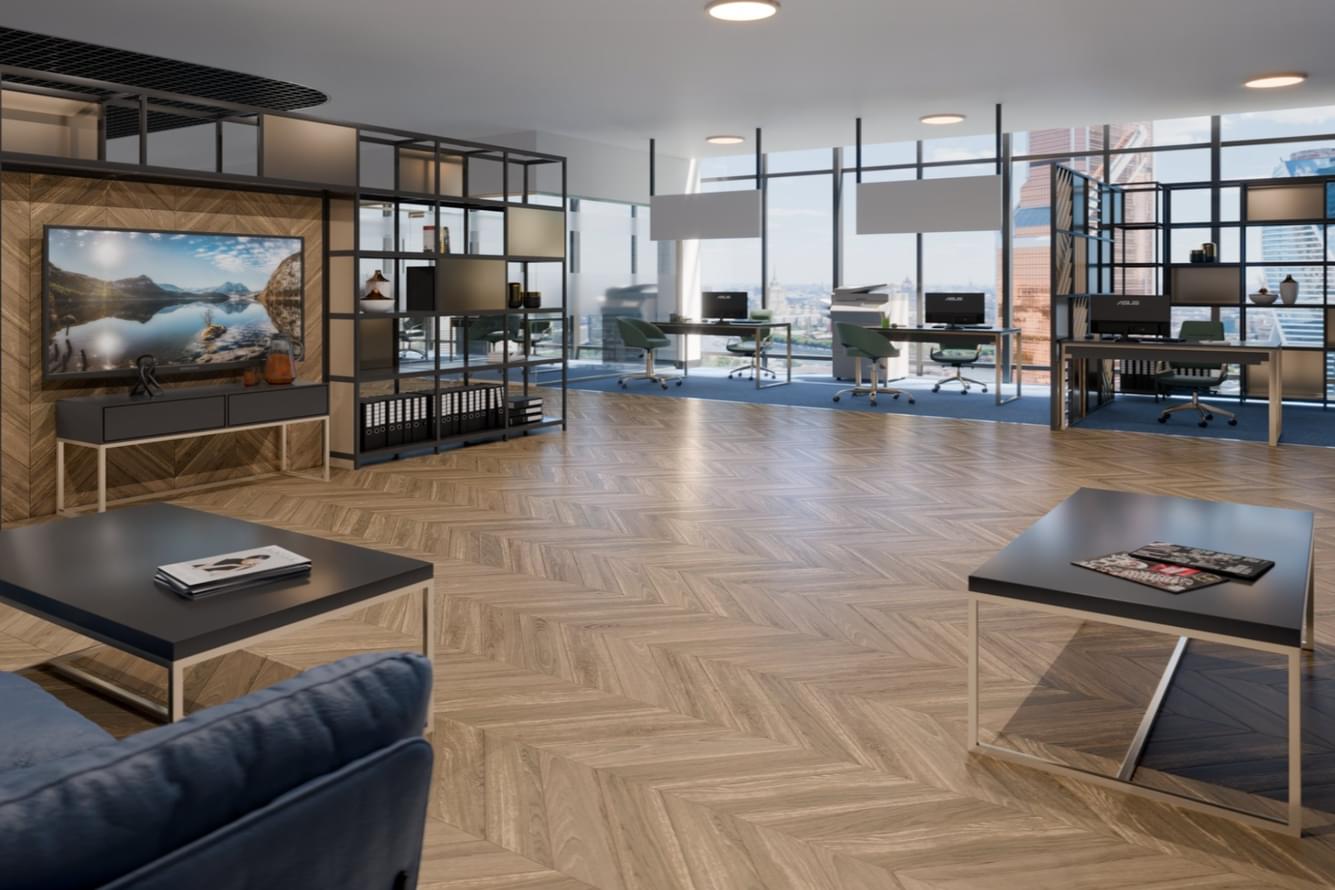 инженерная доска фабрики Damy Floor коллекция Luxury Французская Ёлка