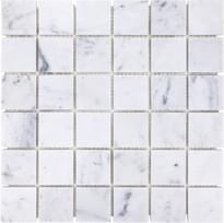 Плитка Dao Stone Mosaic Carrara 48x48 Polished 30x30 см, поверхность полированная
