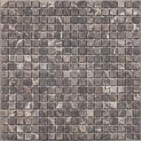 Плитка Dao Stone Mosaic Dark Emperador 15x15 Vintage 30x30 см, поверхность матовая