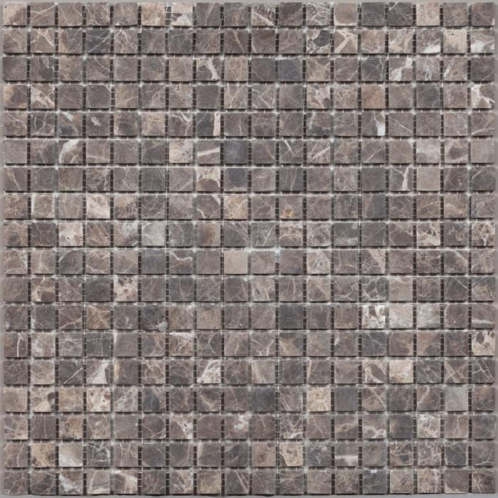 Dao Stone Mosaic Dark Emperador 15x15 Vintage 30x30