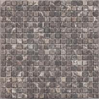 Плитка Dao Stone Mosaic Dark Emperador 15x15 Vintage Распродажа 30x30 см, поверхность матовая