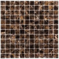 Плитка Dao Stone Mosaic Dark Emperador 23x23 Polished 30x30 см, поверхность полированная