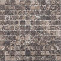 Плитка Dao Stone Mosaic Dark Emperador 23x23 Vintage 30x30 см, поверхность матовая